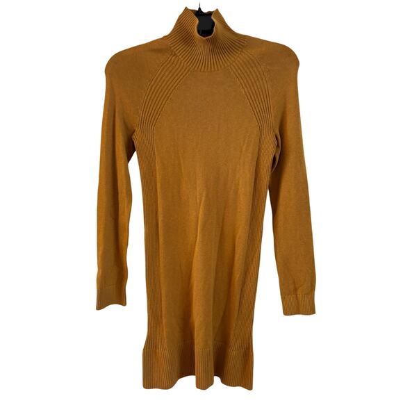 Lululemon Women’s Keep It Cozy Dress Size 0 Spiced Bronze Silk Sweater Mini - Picture 1 of 7